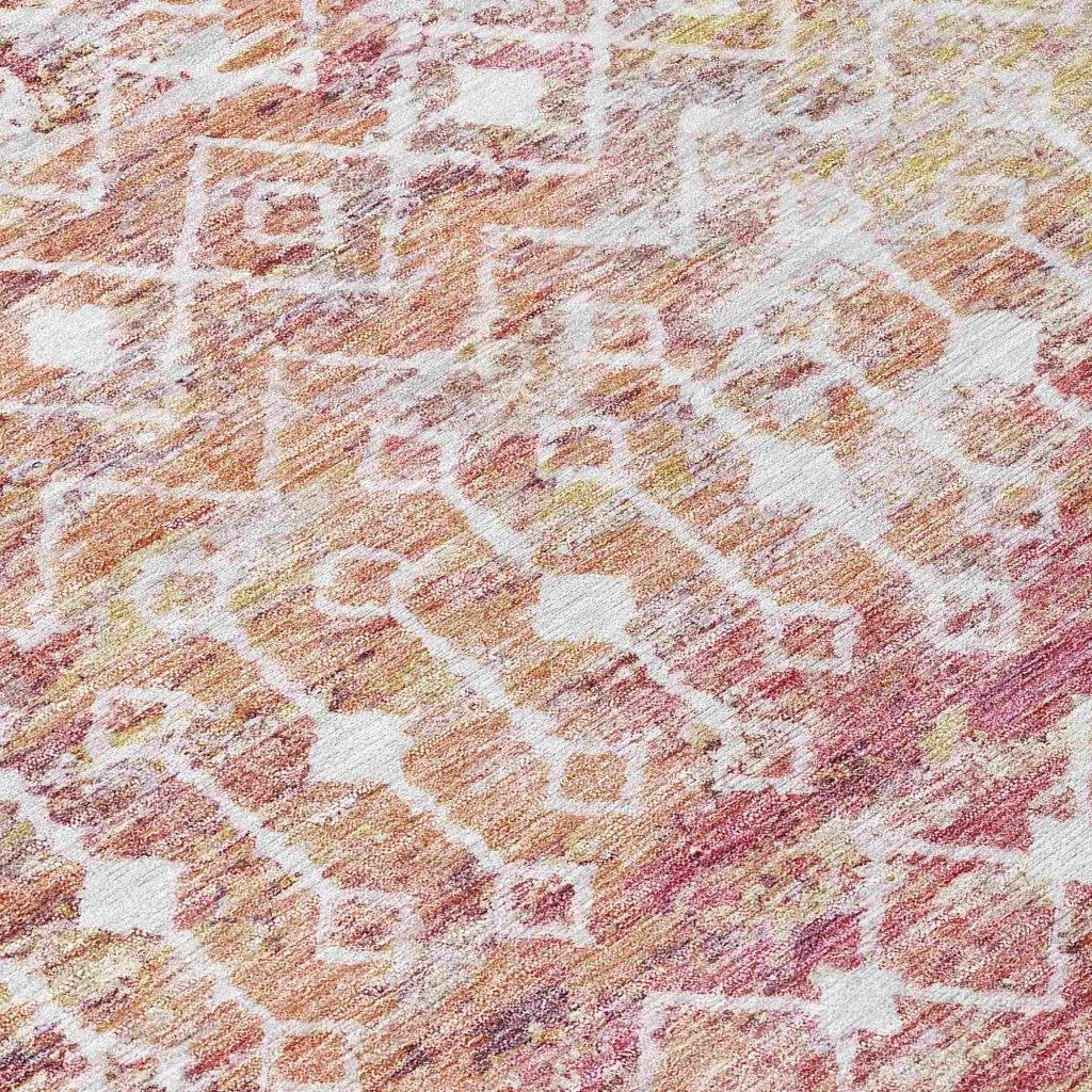Calandria Pink Washable Indoor - Outdoor Rug - LOOMLAN - LOOMLAN Rugs - Outdoor Rugs