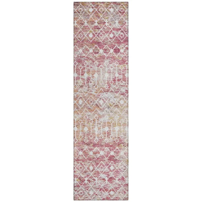Calandria Pink Washable Indoor - Outdoor Rug - LOOMLAN - LOOMLAN Rugs - Outdoor Rugs