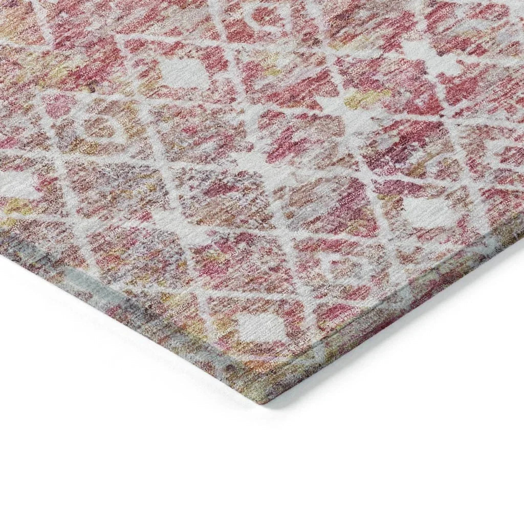 Calandria Pink Washable Indoor - Outdoor Rug - LOOMLAN - LOOMLAN Rugs - Outdoor Rugs
