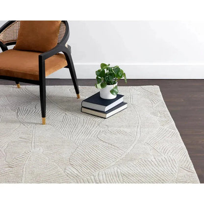 Calathea Hand - Tufted Viscose Rug - LOOMLAN - SUNPAN - Area Rugs