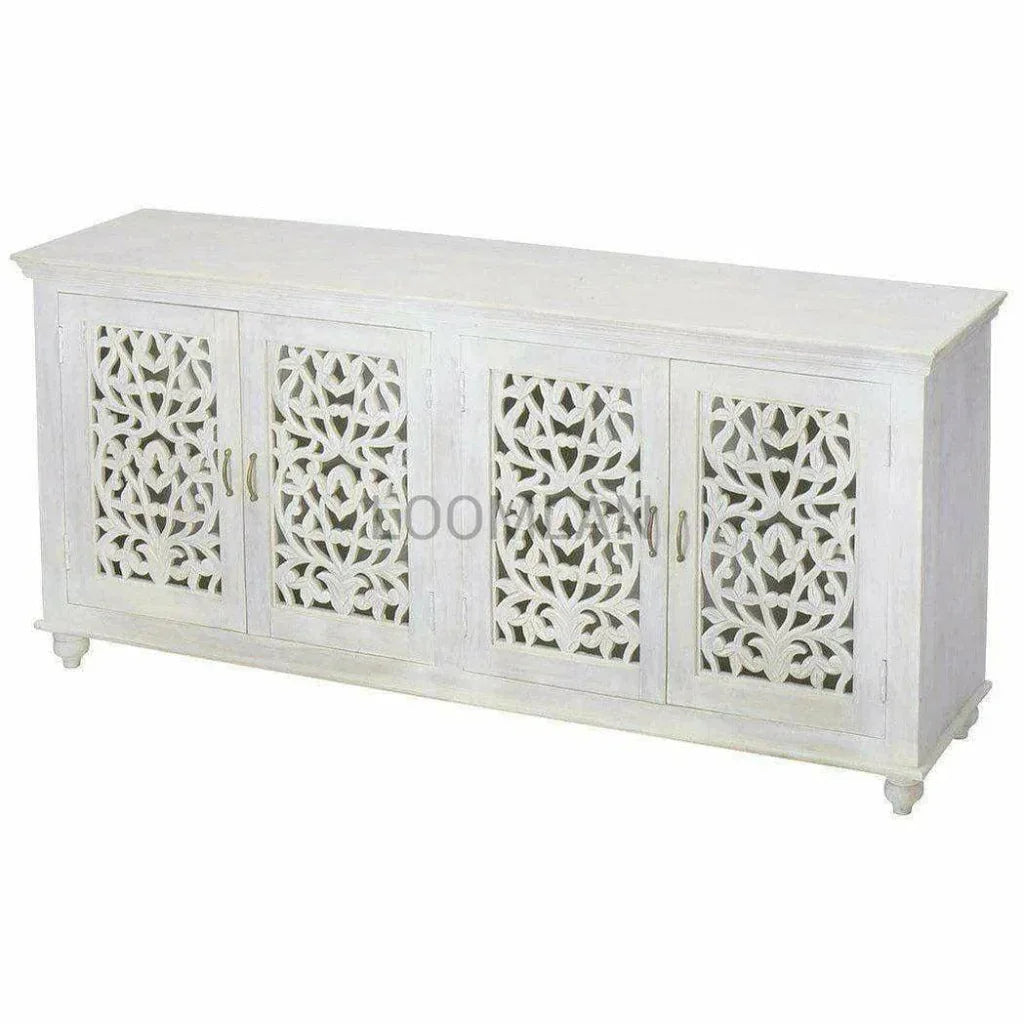 White Sideboard Buffet Storage Solution - LOOMLAN - LOOMLAN - Sideboards