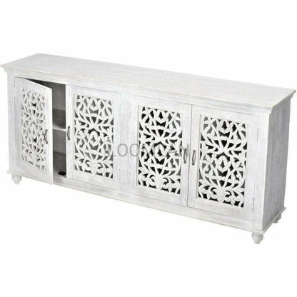 White Sideboard Buffet Storage Solution - LOOMLAN - LOOMLAN - Sideboards