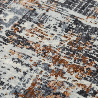 Cale Abstract Blue Large Area Rugs For Living Room - LOOMLAN - LOOMLAN - Area Rugs