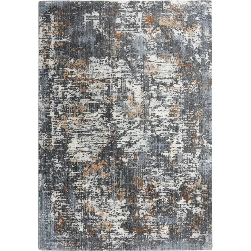 Cale Abstract Blue Large Area Rugs For Living Room - LOOMLAN - LOOMLAN - Area Rugs