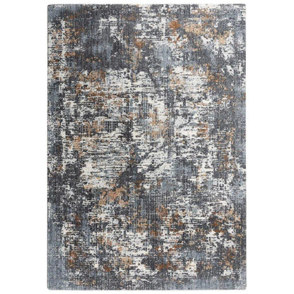 Cale Abstract Blue Large Area Rugs For Living Room - LOOMLAN - LOOMLAN - Area Rugs