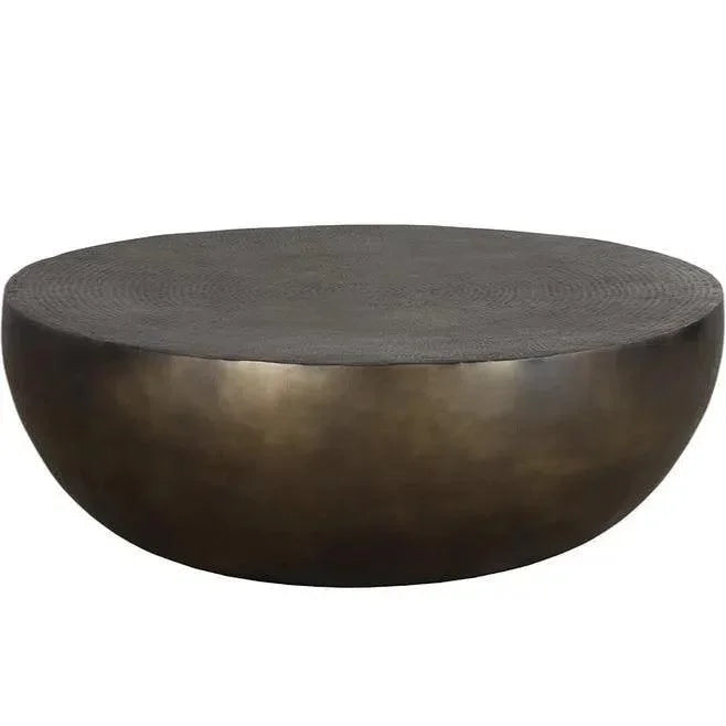 Cale Coffee Table Antique Bronze Hand Outdoor Piece-Outdoor Coffee Tables-SUNPAN-LOOMLAN