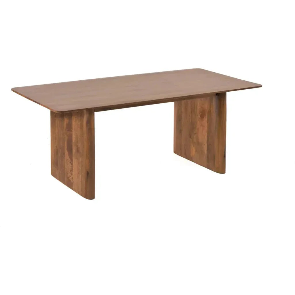 Calenra Wood Rectangular Dining Table-Dining Tables-LOOMLAN-LOOMLAN
