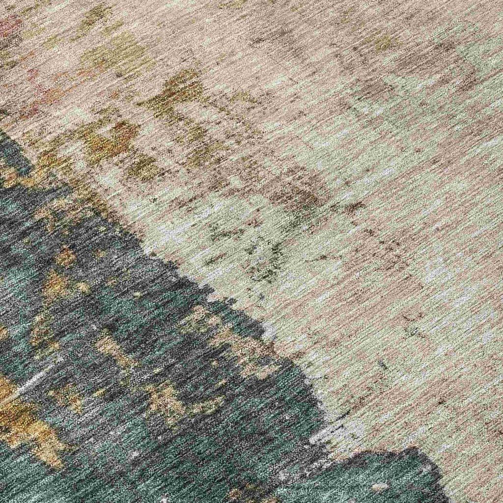 Califa Brown Washable Indoor - Outdoor Rug - LOOMLAN - LOOMLAN Rugs - Outdoor Rugs