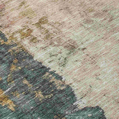 Califa Brown Washable Indoor - Outdoor Rug - LOOMLAN - LOOMLAN Rugs - Outdoor Rugs