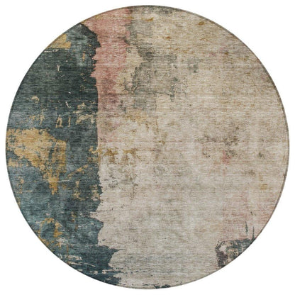 Califa Brown Washable Indoor - Outdoor Rug - LOOMLAN - LOOMLAN Rugs - Outdoor Rugs