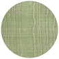 Calista Green Washable Indoor-Outdoor Rug-Outdoor Rugs-LOOMLAN Rugs-8' x 8'-LOOMLAN
