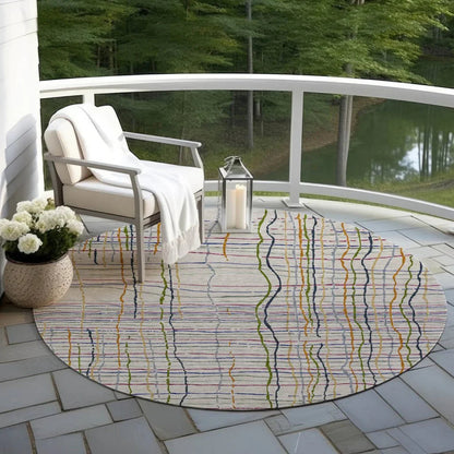 Calista Putty Washable Indoor-Outdoor Rug-Outdoor Rugs-LOOMLAN Rugs-LOOMLAN