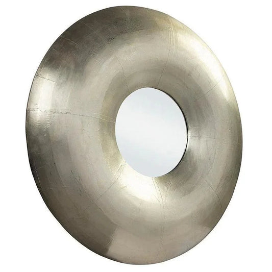 Callahan Metal Framed Round Wall Mirror - LOOMLAN - Furniture Classics - Wall Mirrors