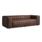 Callan Modern Aniline Leather Sofa - LOOMLAN - Moe's Home - Sofas & Loveseats