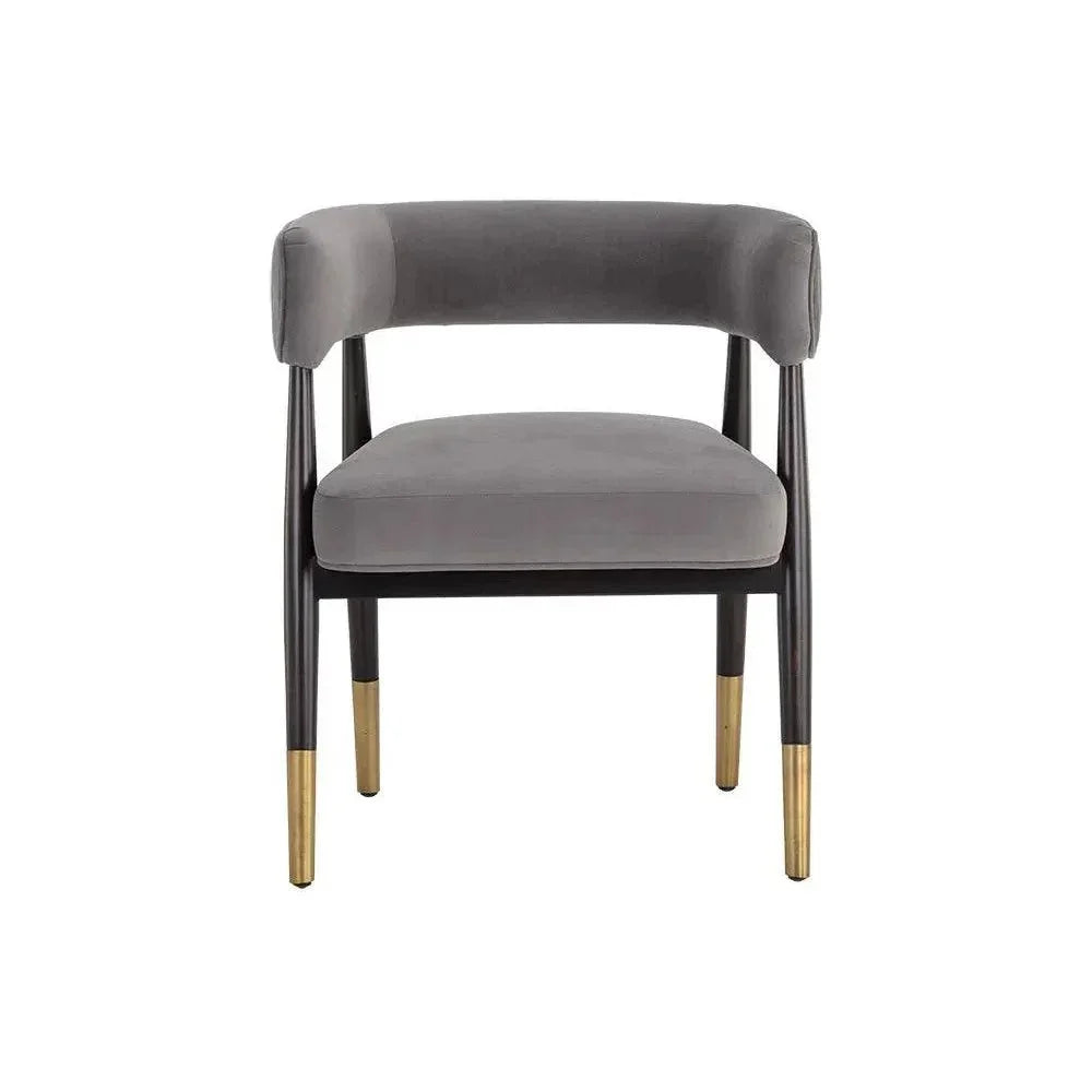 Callem Fabric Dining Armchair - LOOMLAN - SUNPAN - Dining Chairs
