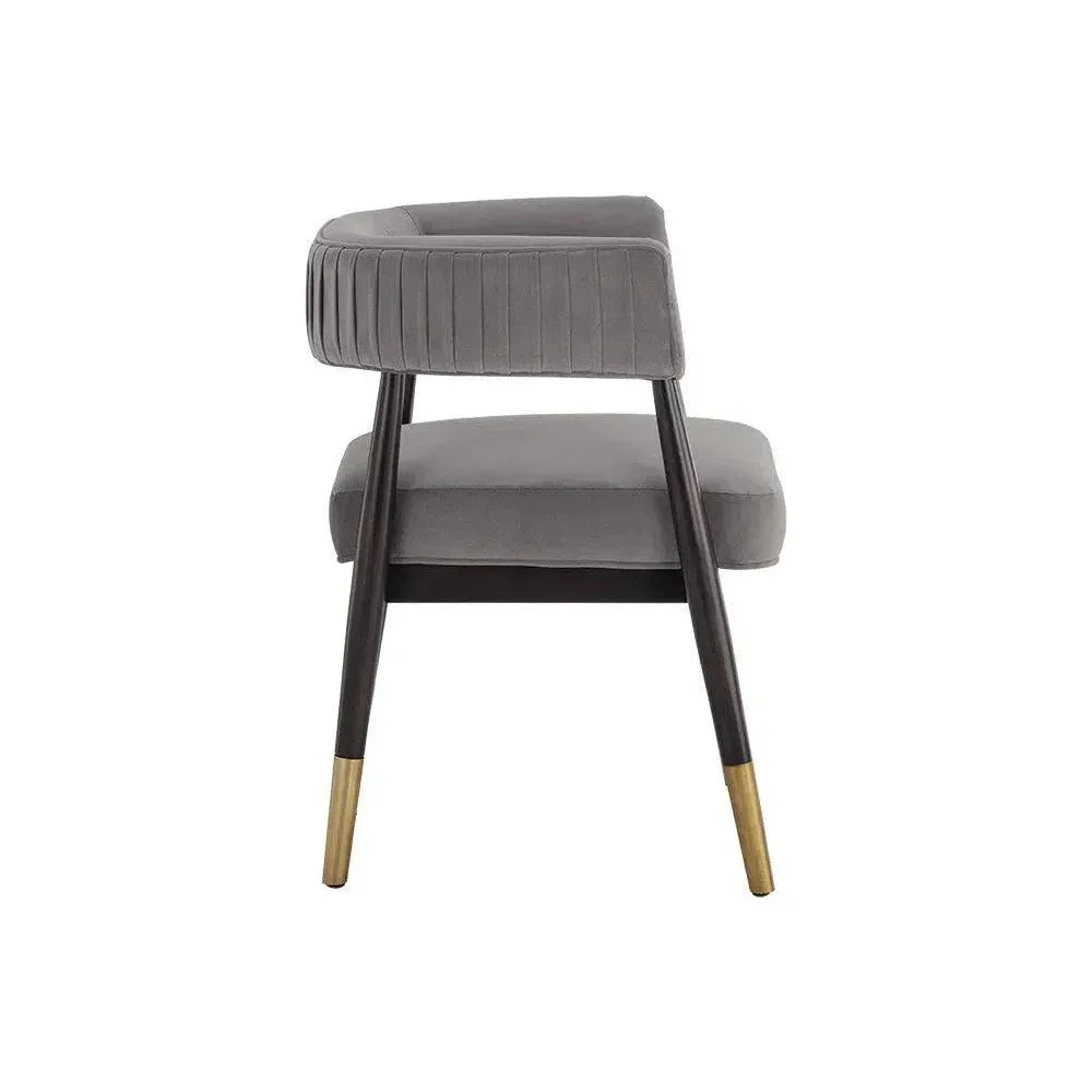 Callem Fabric Dining Armchair - LOOMLAN - SUNPAN - Dining Chairs