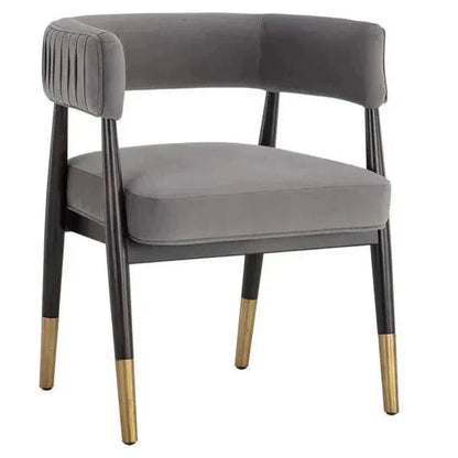 Callem Fabric Dining Armchair - LOOMLAN - SUNPAN - Dining Chairs