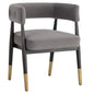 Callem Fabric Dining Armchair - LOOMLAN - SUNPAN - Dining Chairs