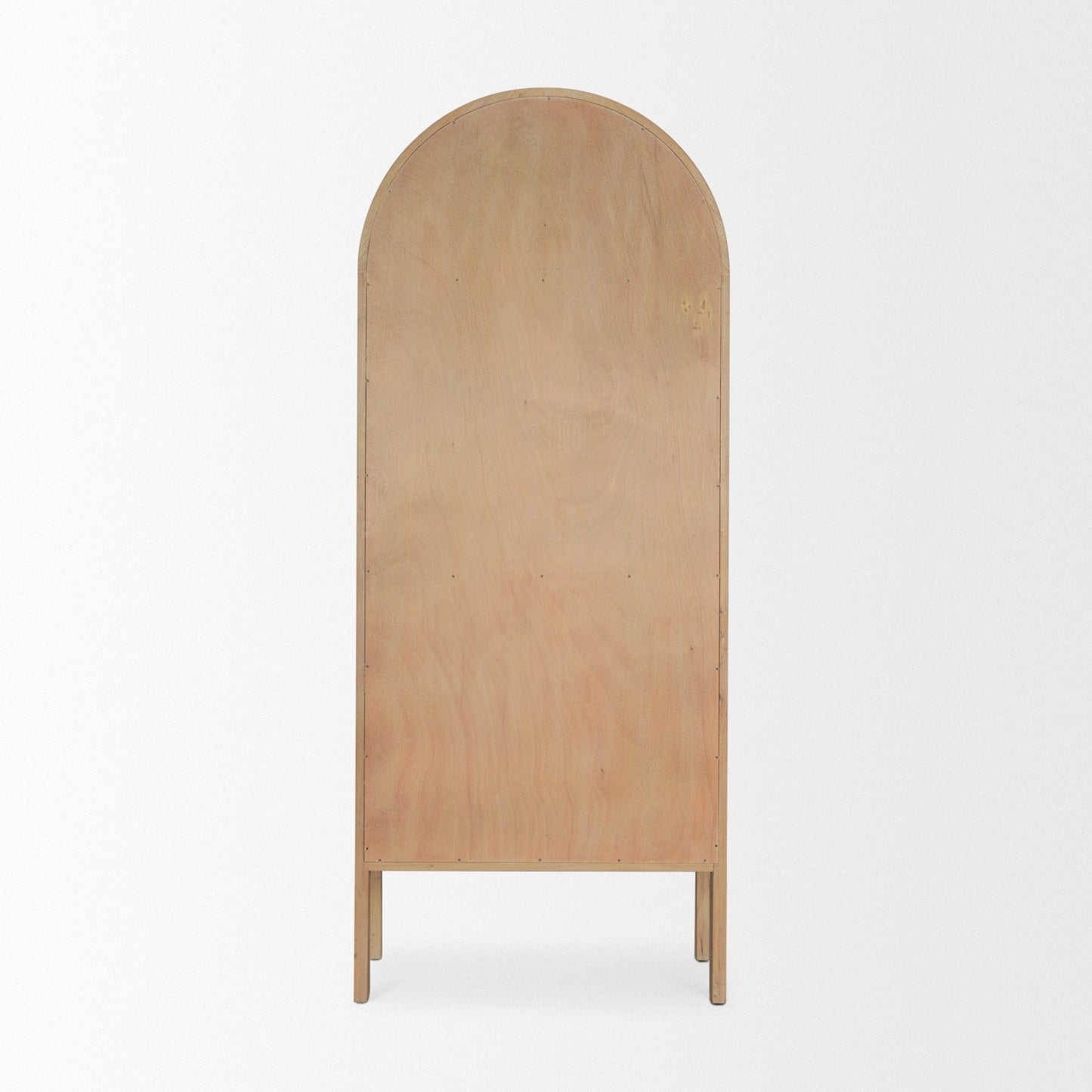 Callum Wooden Brown Arched Bookcase