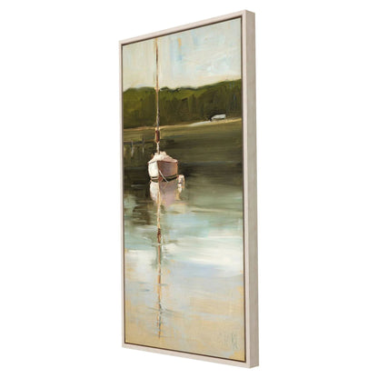Calm Waters Green Canvas Art