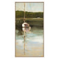 Calm Waters Green Canvas Art