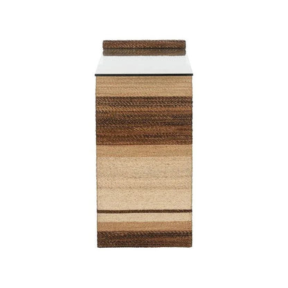 Calusa Curve Glass Top Console Table - LOOMLAN - Wildwood - Console Tables