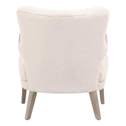 Calvin Removable Down Cushion White Club Chair - LOOMLAN - Essentials For Living - Club Chairs