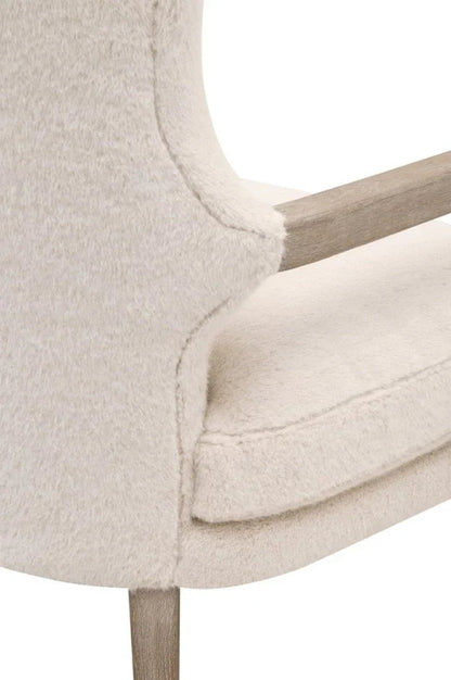 Calvin Removable Down Cushion White Club Chair - LOOMLAN - Essentials For Living - Club Chairs
