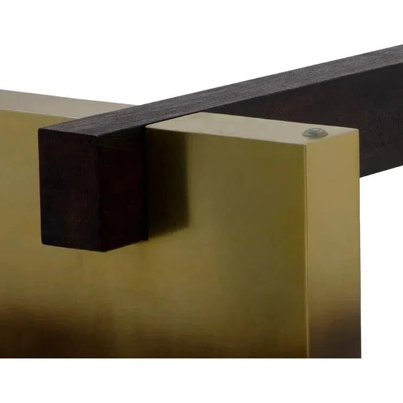 Calvosa Dining Table Base With Dark Bronze-Dining Tables-SUNPAN-LOOMLAN