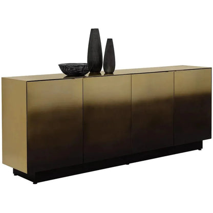 Calvosa Sideboard Bronze Stainless Steel Soft Closing - LOOMLAN - SUNPAN - Sideboards