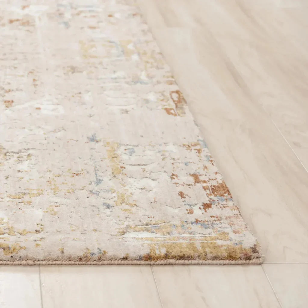 Cama Abstract Beige/ Multi Large Area Rugs - LOOMLAN - LOOMLAN - Area Rugs