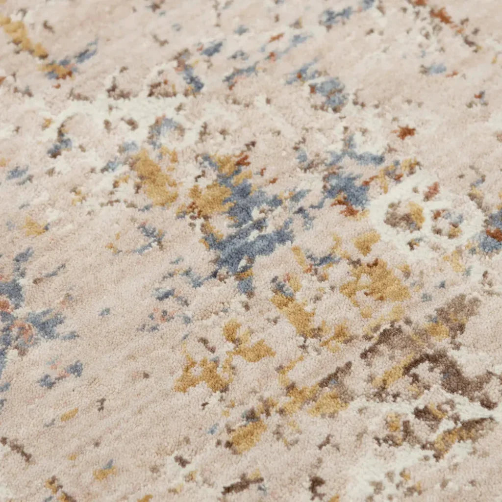 Cama Abstract Beige/ Multi Large Area Rugs - LOOMLAN - LOOMLAN - Area Rugs