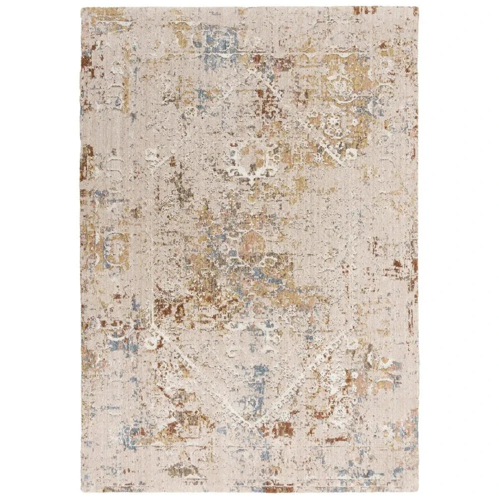 Cama Abstract Beige/ Multi Large Area Rugs - LOOMLAN - LOOMLAN - Area Rugs