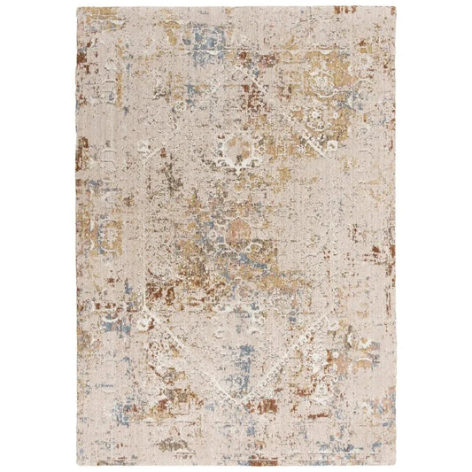 Cama Abstract Beige/ Multi Large Area Rugs - LOOMLAN - LOOMLAN - Area Rugs