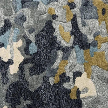 Camb Abstract Gray Large Area Rugs For Living Room - LOOMLAN - LOOMLAN - Area Rugs