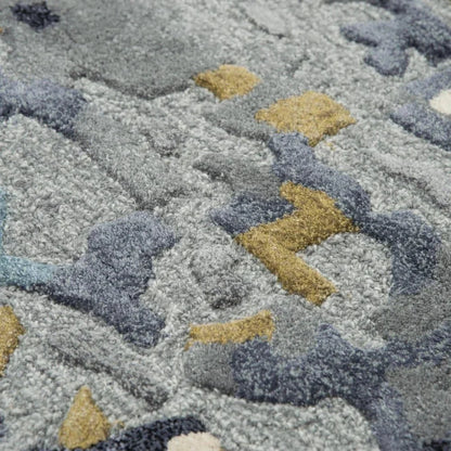 Camb Abstract Gray Large Area Rugs For Living Room - LOOMLAN - LOOMLAN - Area Rugs
