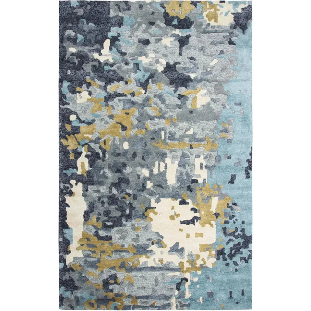 Camb Abstract Gray Large Area Rugs For Living Room - LOOMLAN - LOOMLAN - Area Rugs