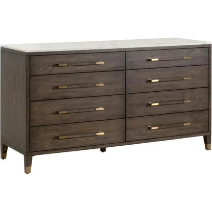 Cambria 8 - Drawer Double Dresser - LOOMLAN - Essentials For Living - Dressers