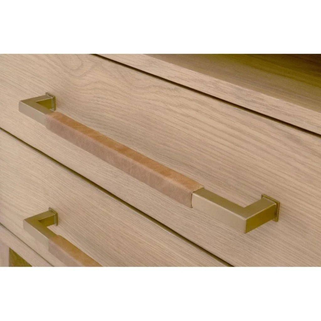 Cambria Marble Topped 2 - Drawer Nightstand - LOOMLAN - Essentials For Living - Nightstands