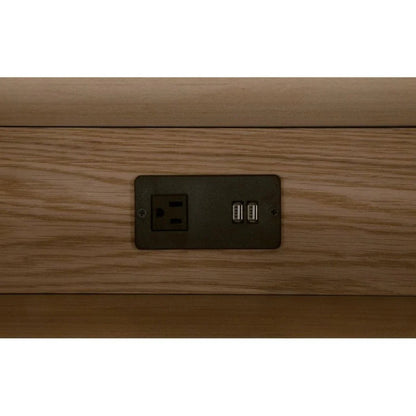 Cambria Marble Topped 2 - Drawer Nightstand - LOOMLAN - Essentials For Living - Nightstands