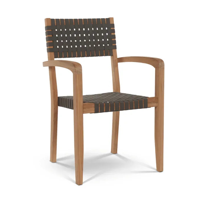 Cambria Teak Patio Rectangular Dining Set 7PC-Outdoor Dining Sets-HiTeak-LOOMLAN