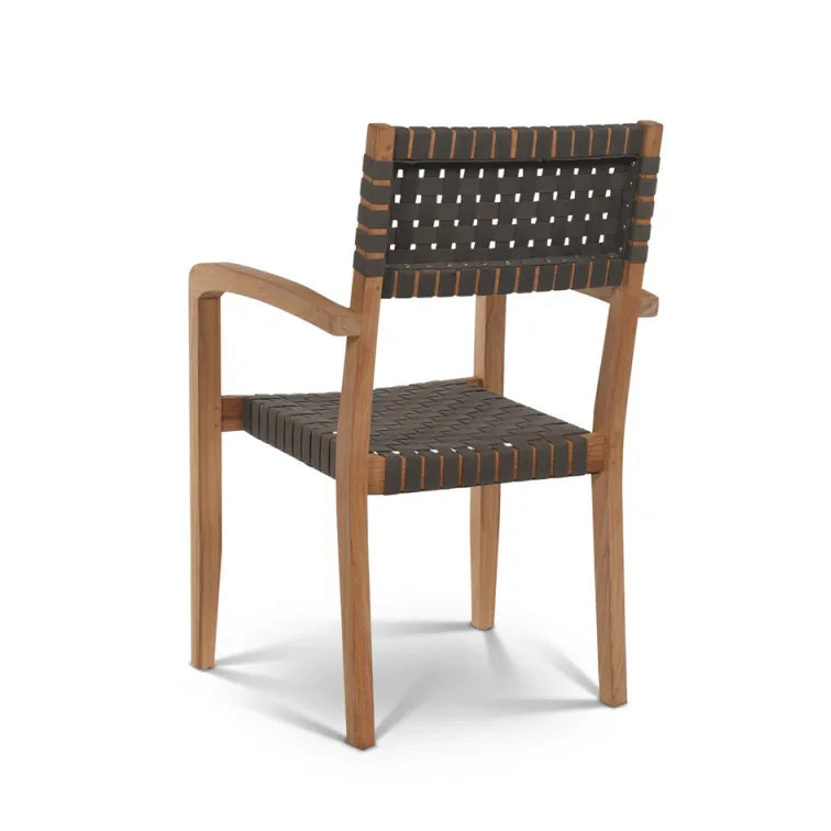 Cambria Teak Patio Rectangular Dining Set 7PC-Outdoor Dining Sets-HiTeak-LOOMLAN