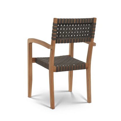 Cambria Teak Patio Rectangular Dining Set 7PC-Outdoor Dining Sets-HiTeak-LOOMLAN