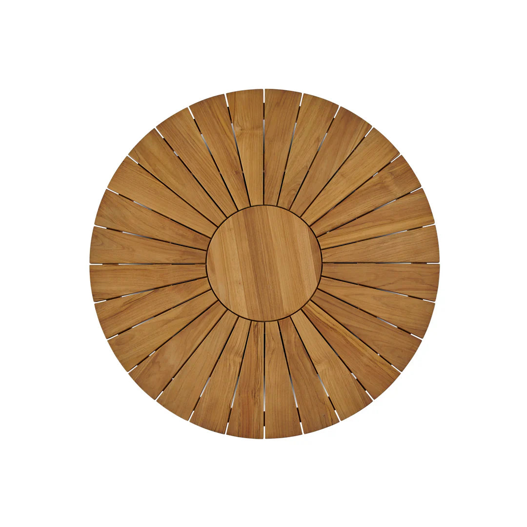 Cambria Teak Patio Round Dining Set 5PC