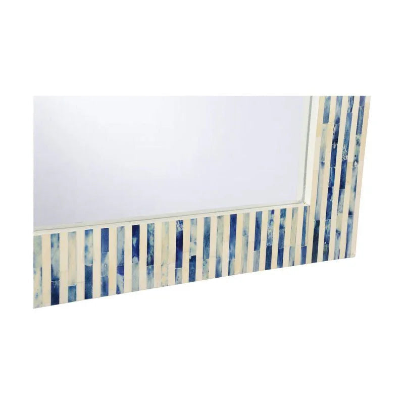 Cambridge Bone Inlay Framed Wall Mirror - LOOMLAN - Chelsea House - Wall Mirrors