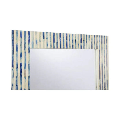 Cambridge Bone Inlay Framed Wall Mirror - LOOMLAN - Chelsea House - Wall Mirrors