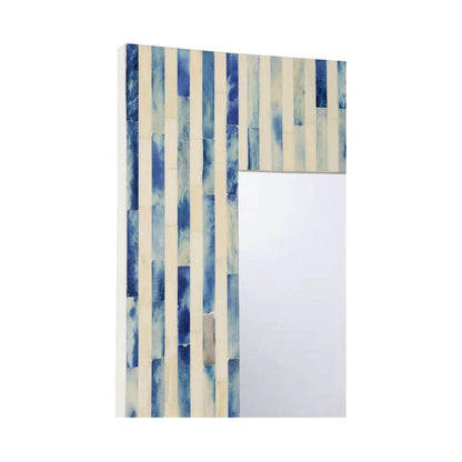 Cambridge Bone Inlay Framed Wall Mirror - LOOMLAN - Chelsea House - Wall Mirrors