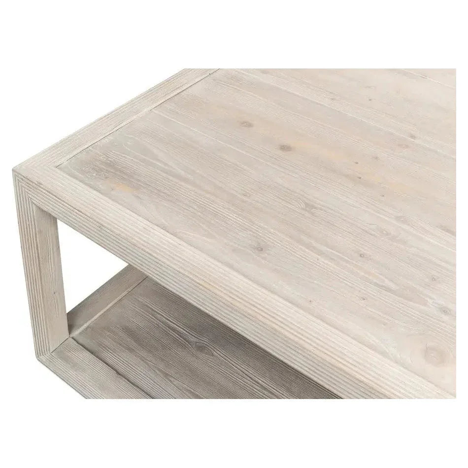 Camden Bungalow Cocktail Coffee Table Square - LOOMLAN - Sarreid - Coffee Tables