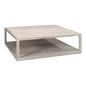 Camden Bungalow Cocktail Coffee Table Square - LOOMLAN - Sarreid - Coffee Tables