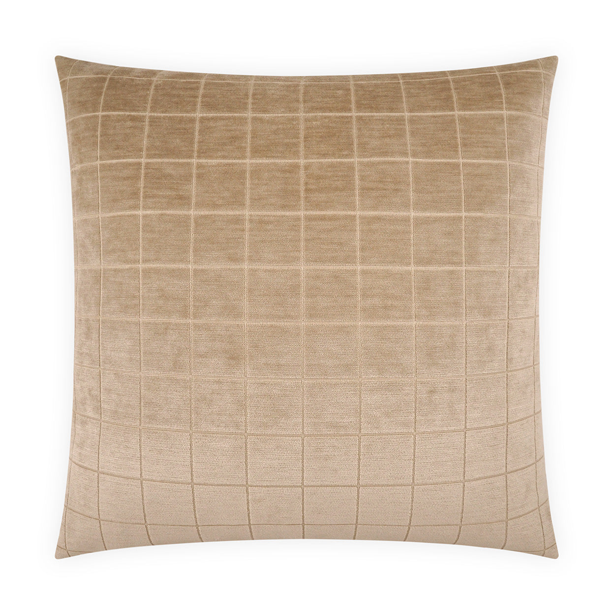 Camden Check Hidden Zipper Throw Pillow